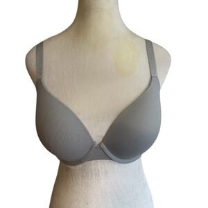 Victoria's‎ Secret T Shirt Push Up Bra Gray 34DD E75 Full Coverage